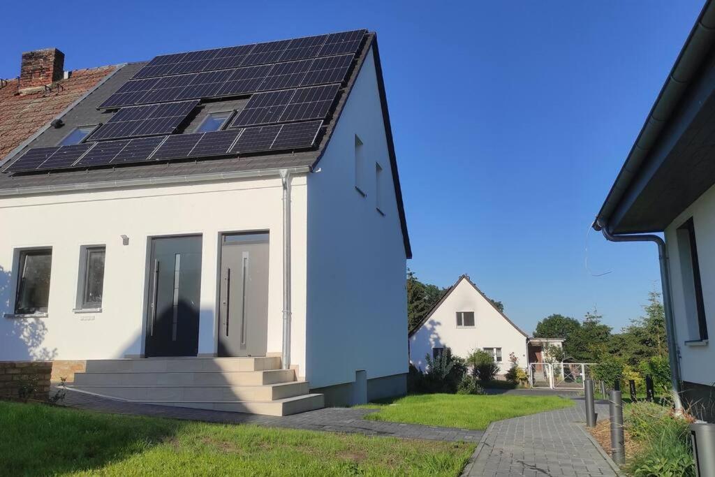 Storchennest - Ferienwohnung Am Storchenradweg Ketzür Esterno foto