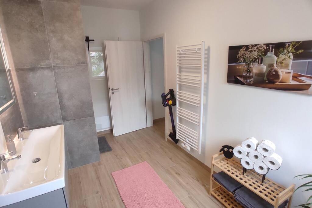 Storchennest - Ferienwohnung Am Storchenradweg Ketzür Esterno foto
