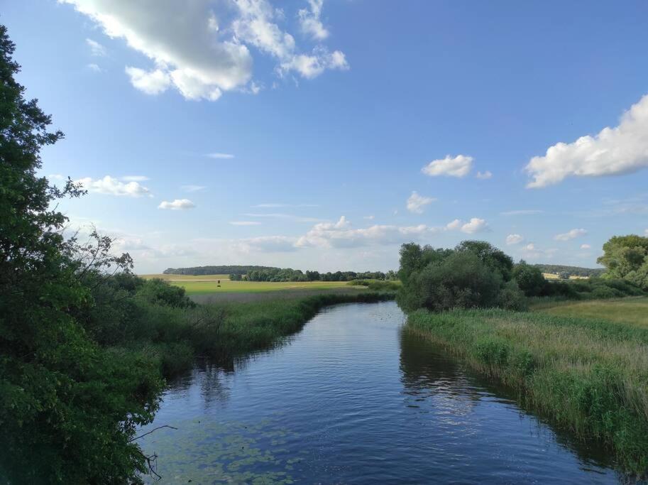Storchennest - Ferienwohnung Am Storchenradweg Ketzür Esterno foto